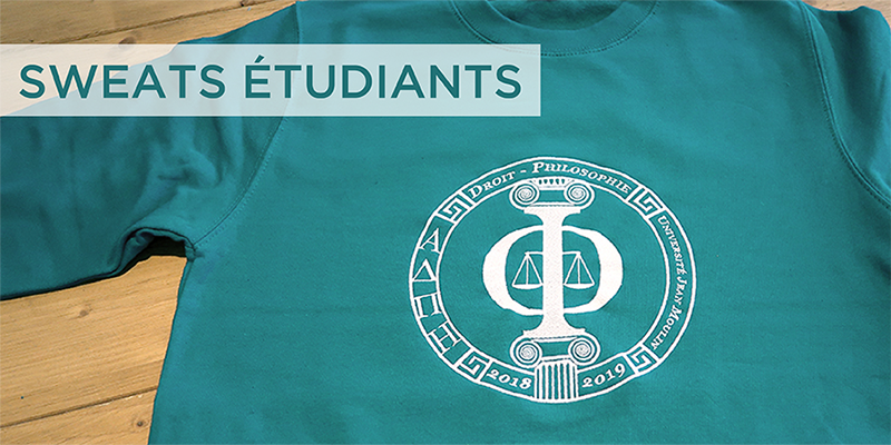 sweat étudiant couverture