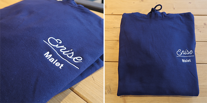 textile étudiant brodé couverture