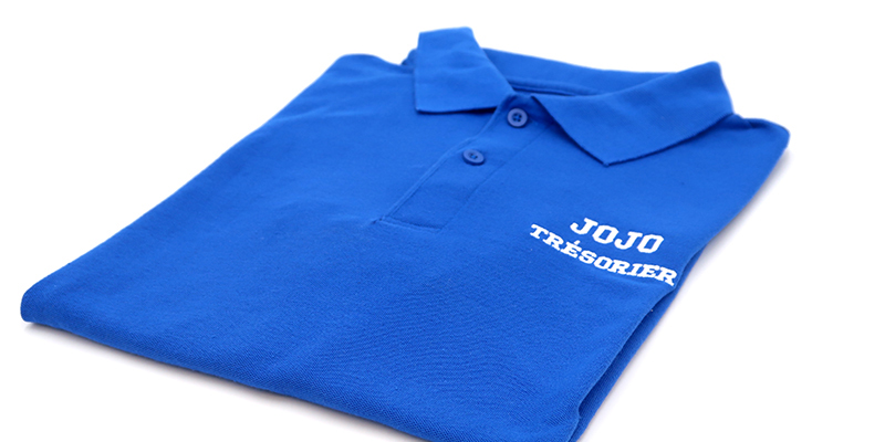 flocage polo couverture