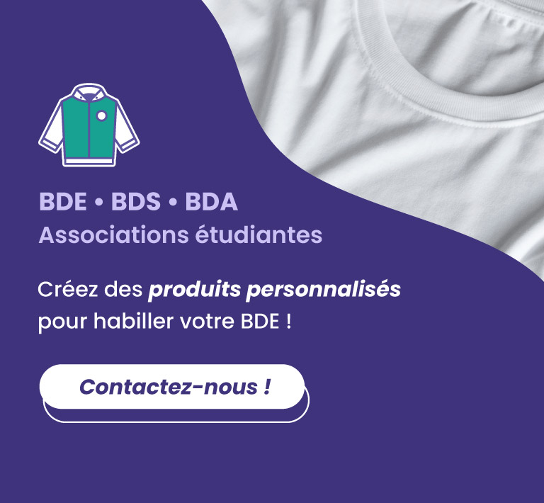 sweats BDE personnalises