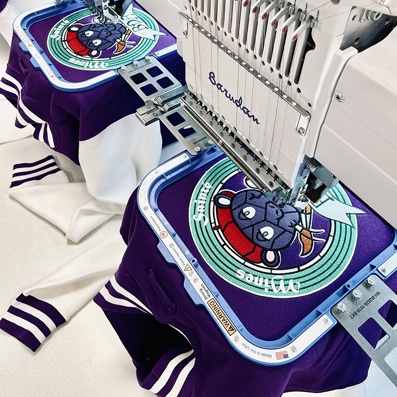 veste etudiant americain brodee